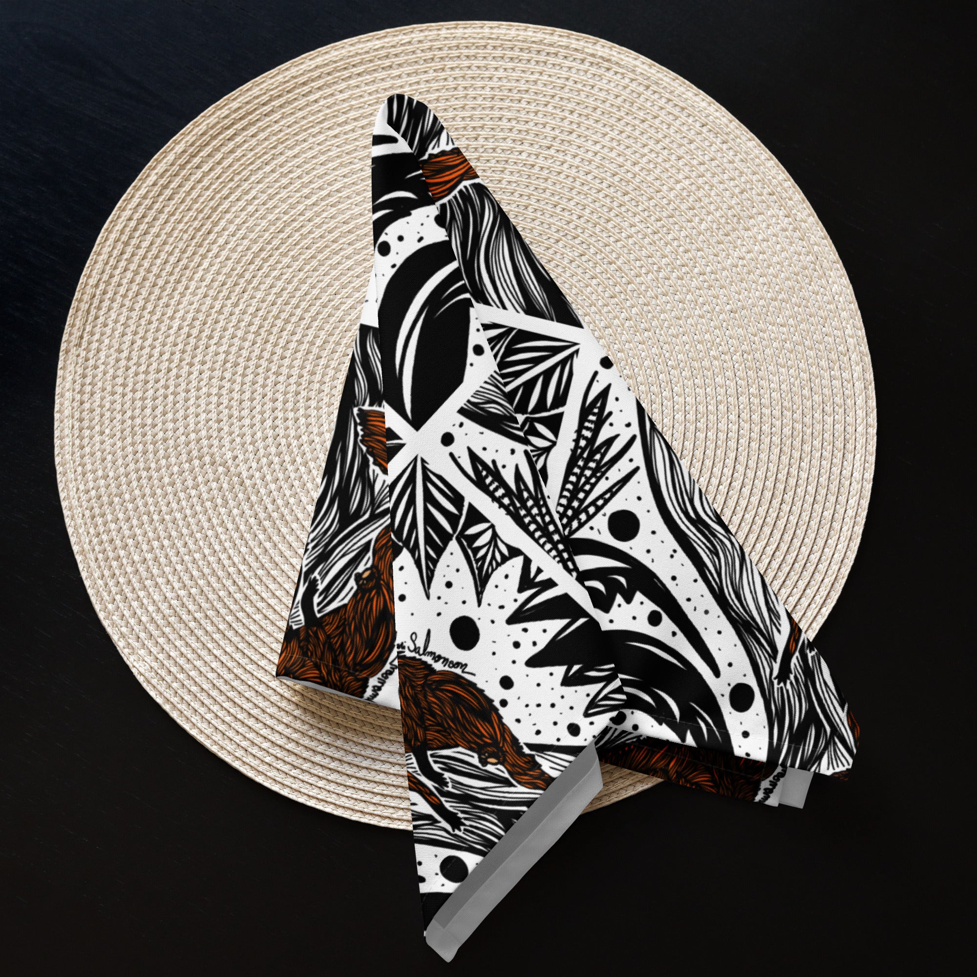 Brazilian animals, Cloth napkin set