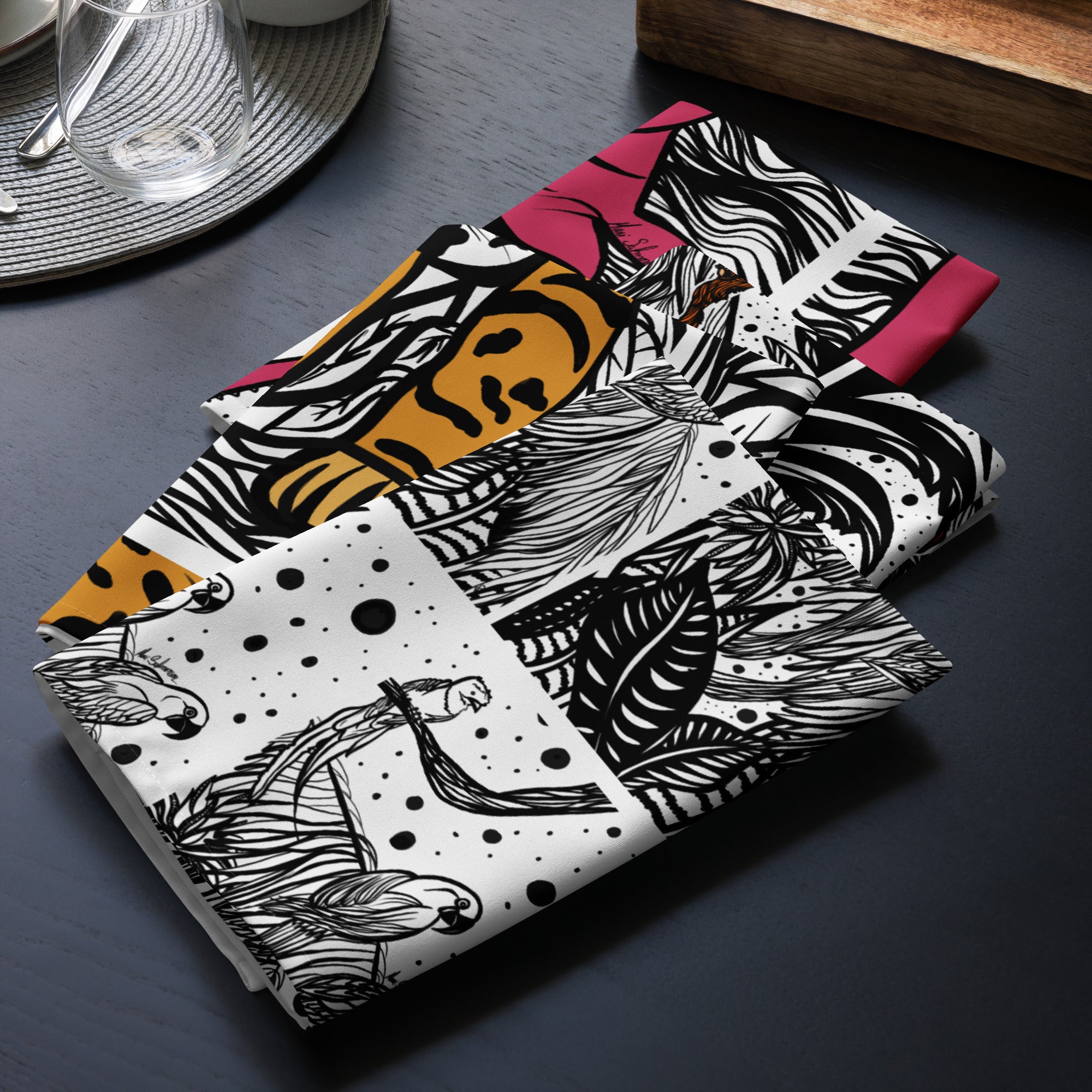 Brazilian animals, Cloth napkin set